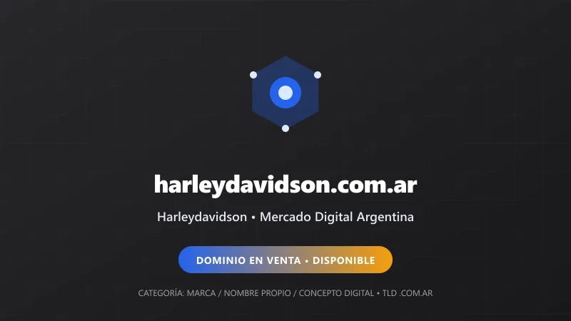 Identidad gráfica y activo digital para Harleydavidson en Argentina